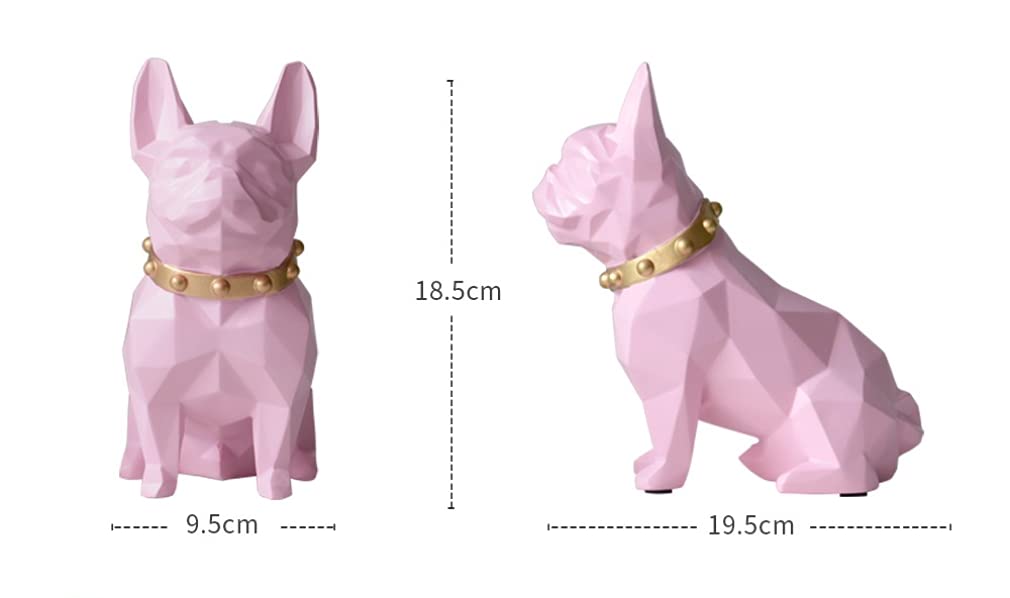 Salvadanaio Bulldog Francese In Resina – Infrangibile, Grande Capacità, Per Bambini E Adulti, Regalo Originale