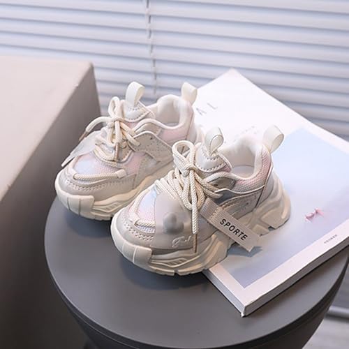 IWIHMIV Running Shoes for Girls Kids Sneakers for Boys Toddler Breathable Athletic Tennis Shoes Lightweight Comfy Walking Shoes3