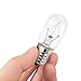 DGE 8206232A Microwave Light Bulb, T8 Microwave Exterior Light Bulb 25Watt Appliance Light Bulb Replacement Oven Part for 8206232A 1890433 8206232 AP4512653, 6Pack