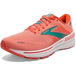 Adrenaline GTS 22, Running Shoe Mujer 5 Brooks Adrenaline Gts 22, Zapatillas Mujer, Multicolor (Coral Latigo Bay White), 36 EU Narrow