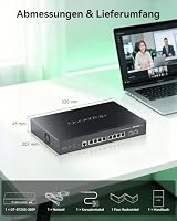 10-Port 2.5 Gbit PoE++ Switch, L3 Managed, 802.3bt 90W PoE, 275W Budget – Ansicht 7