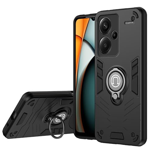 MNBVCCS Compatible con Xiaomi Redmi Note 13 Pro Plus 5G Funda función Atril, Funda Protectora Resistente a Prueba de Golpes Grado Militar Compatible teléfono