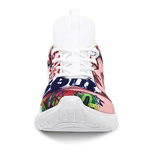 soulsfeng Mens Tennis Shoes Breathable Lightweight Fashion Workout Sneakers Non Slip Walking Sports Athletic Running Shoe for Men Size 5.5 - Image 4