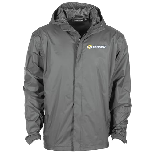 Image of Dunbrooke Men's NFL Tropic Waterproof Packable Full-Zip Hoodie Jacket