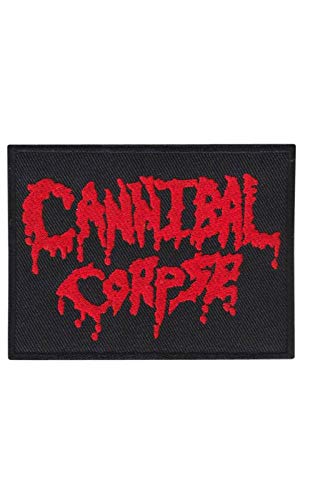 Cannibal Corpse Death Metal Band R_2 Patch Badge Embroidered Iron on Applique Souvenir Accessory