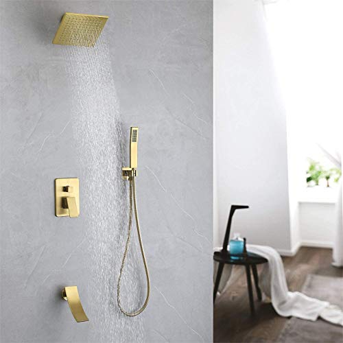 Ensemble de Robinet de Douche Mural pour Rénover et Moderniser une Baignoire Ancienne