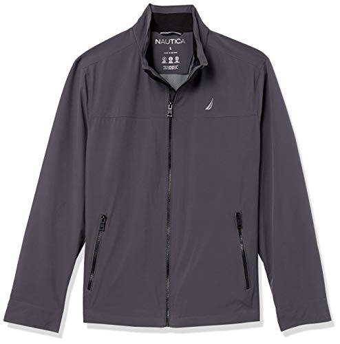 Nautica Men's Lightweight Stretch Golf Jacket, Dark Grey, Small