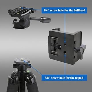 HIGOO Heavy Duty Aluminum Rifle Tripod Shooting Stick Gun Rest Stand with Gun Saddle for Hunting & Shooting，Max Load 110lb，Adjust Height 30" - 82"