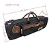 WUQIMUSC Trumpet Gig Bag, Durable and Lightweight Instrument Case, Oxford Cloth with Comfortable Shoulder Strap and Leather Gripped Handle, Easy to Carry,0.71kg