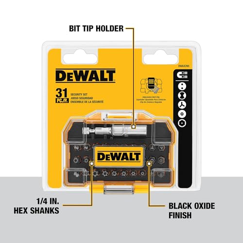 DEWALT Screwdriver Set, Security, 31-Piece (DWAX200) - Image 4