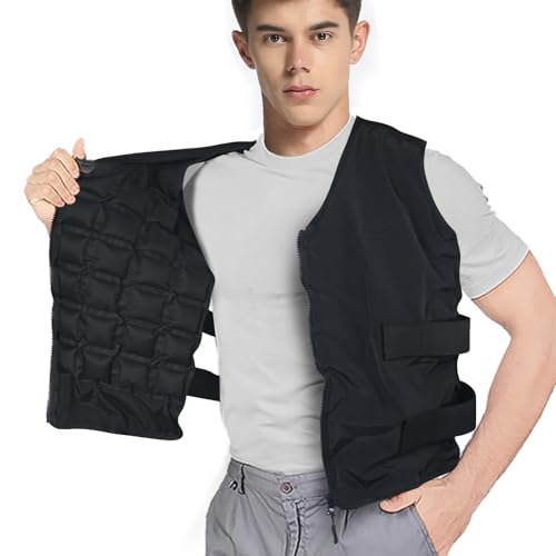 Instant Cooling Vest with 84 Ice Cells, Adjustable Unisex Cold Vest for Hot Weather, Reusable...