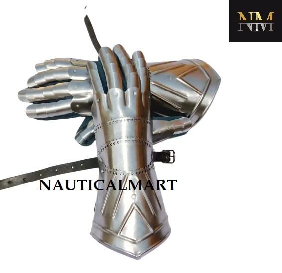 Gothic Gauntlet Armour Fully Functional Finger Cosplay LARP Reenactment