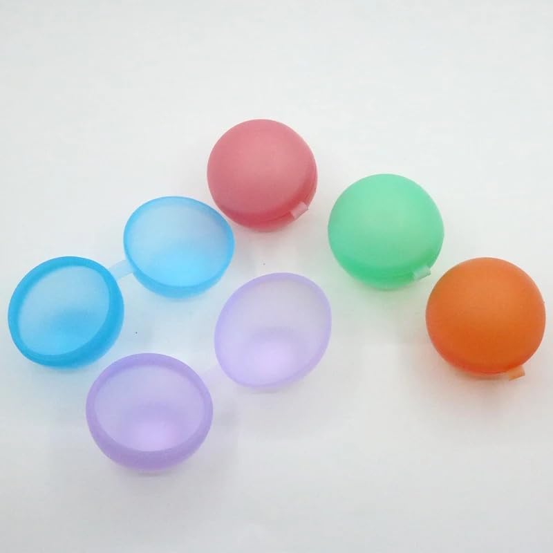 Miniatura 4 de 12 globos de agua reutilizables  Paquete multicolor  Silicona suave  Globos de llenado rápido  Splash  Diversión  Patio al aire libre