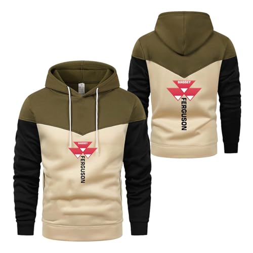 UZVKAVJP Chaqueta con Capucha para Hombre para M.A.SS.EY FE.RG.US.ON Chándal De Manga Larga Primavera Otoño Prendas De Abrigo Tops Jerséis Sudaderas Abrigo Gráfico-LVs||S