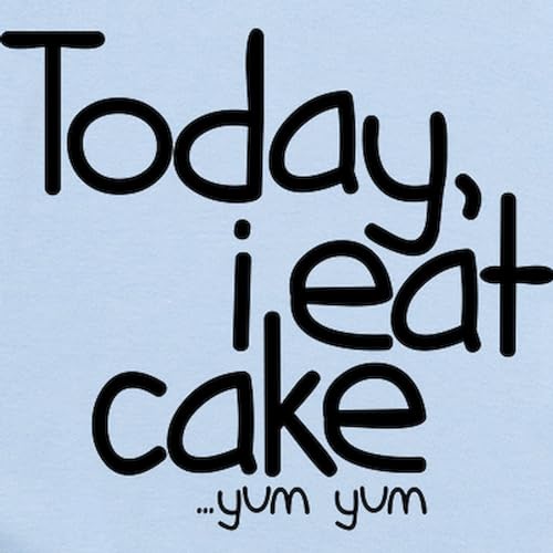 CafePress Today I Eat Cake Infant Bodysuit Cute Infant Bodysuit Baby Romper2