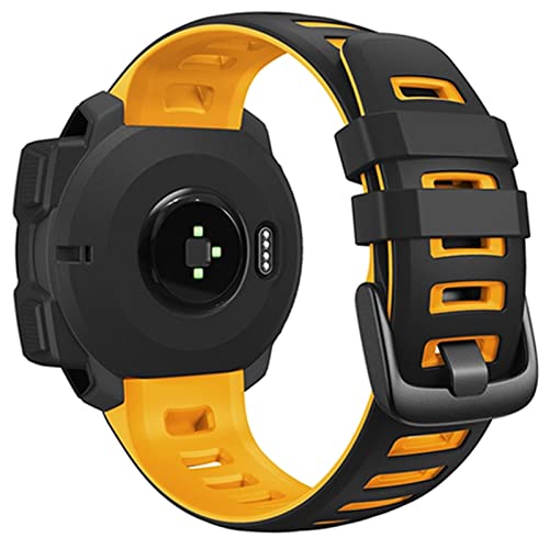 ExKate Bracelet de montre de rechange en silicone pour Garmin Instinct Tide/Esports/Solar/Tactical