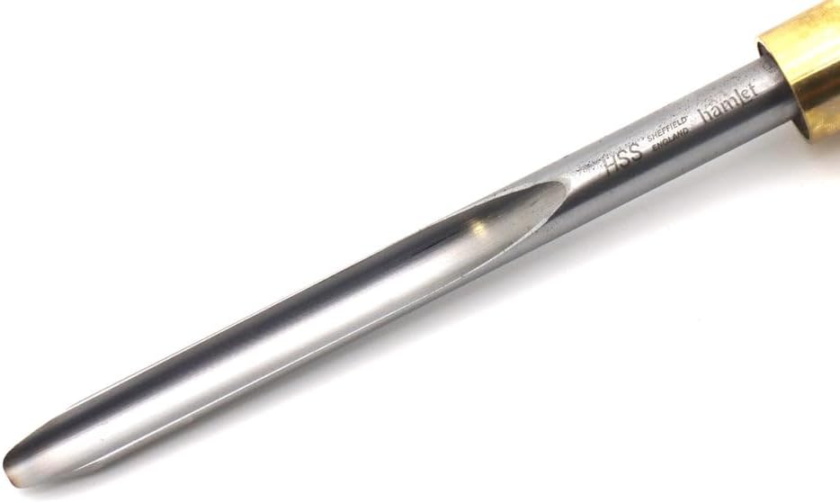 3/8" Detail Spindle Gouge (HCT153) by Henry Taylor, M2 HSS, 16-1/4" Overall Length