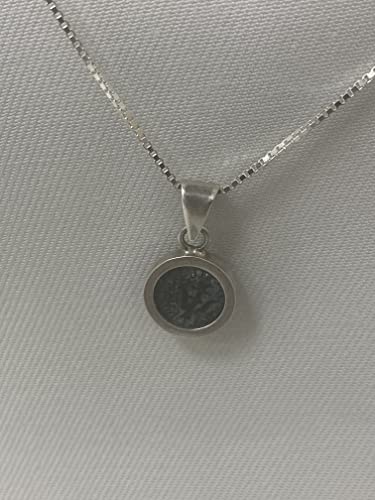 Widow's Mite Coin Necklace, Genuine Silver Unisex Pendant (Silver 925) #TOP1