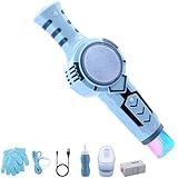 AIERSA Smoke Bubble Machine for Kids, Magic Smoke Bubble Wand with Gloves, Elastic Bubble Fog Wand, Colorful Bubble Machine with Smoke
