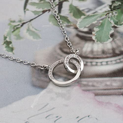 MYOSPARK Twin Flame Necklace - Spiritual Gift Message Card for Twin Flame 5