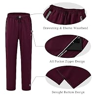 MoFiz Mens Tracksuit Jogging Sports Sweatsuit Comfortable Outfits Casual Athletic Pants Full zip Jacket 2 Piece — image 5