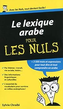 Paperback Lexique arabe Pour les nuls [French] Book