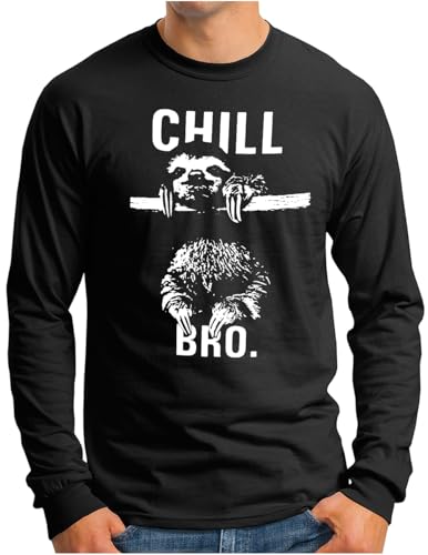 T-shirt manches longues homme CHILL-BRO le cadeau fun idéal