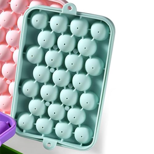 Bandeja flexible de silicona para 25 cubos de hielo miniatura 4