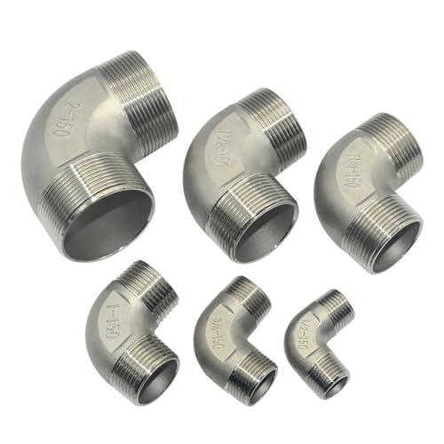 Coude plomberie 1" inox pour rénover le circuit d'eau du jardin