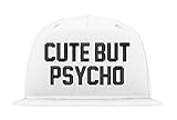 Manufactured in Berlin TRVPPY 5-Panel Snapback Cap Modell Cute BUT Psycho, Schwarz-Weiß, B610