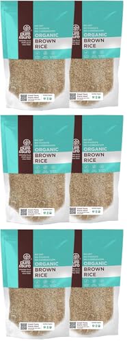 Image of Pure & Sure Organic Brown Rice 2Kg | 100% Naturally Processed & Unpolished Brown Chawal | Rich in Protein & Fiber | Helps to control Diabetes & Blood Pressure| 1Kg each (Pack of 6)