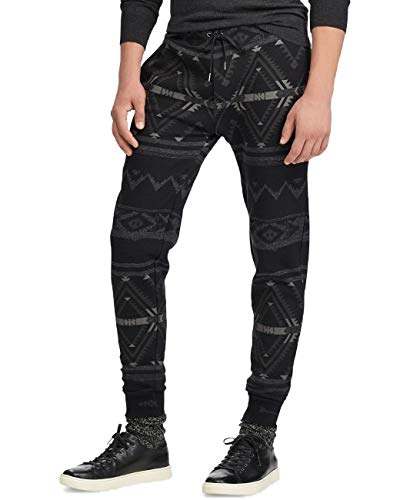Polo Ralph Lauren メンズ ダブルニット ジョガースウェットパンツ US サイズ: XX-Large カラー: ブラック