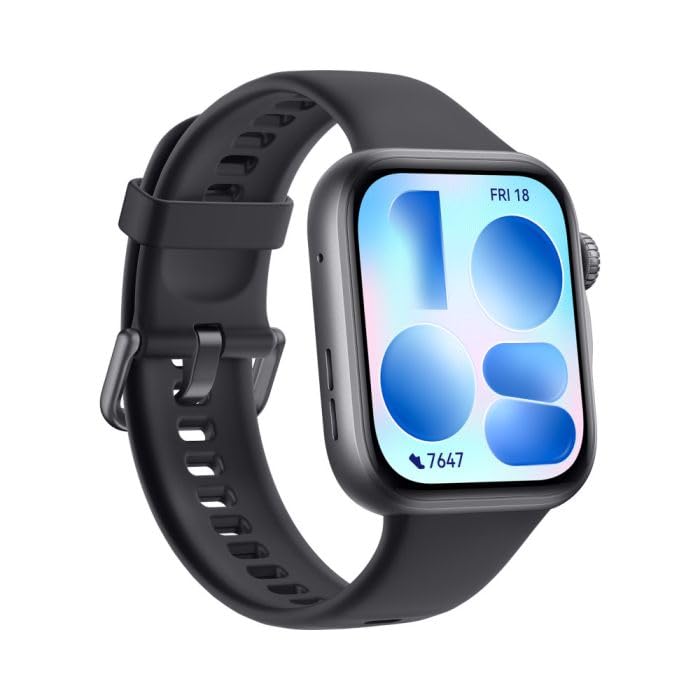 HUAWEI Reloj inteligente WATCH FIT 5, pantalla de 1.82 pulgadas, rastreador de fitness de diseño elegante, pago NFC, GPS, detección de caídas, hasta 10 días de duración de la batería, monitor cardíaco