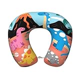 Oreiller de voyage portable : son design compact est facile à transporter, ce qui en fait l'accessoire de voyage parfait pour les avions, les trains, les siestes au bureau, ou tout simplement pour se détendre à la maison avec un livre ou un film. Doté d'une boucle réglable, ce coussin de nuque reste bien en place sans glisser