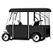 Happybuy Golf Cart Enclosure 86'', 4-Person Golf Cart Cover, 4-Sided Fairway Deluxe, 300D Waterproof Driving Enclosure with Transparent Windows, Fit for 4-Seat EZGO, Club Car, Yamaha Carts