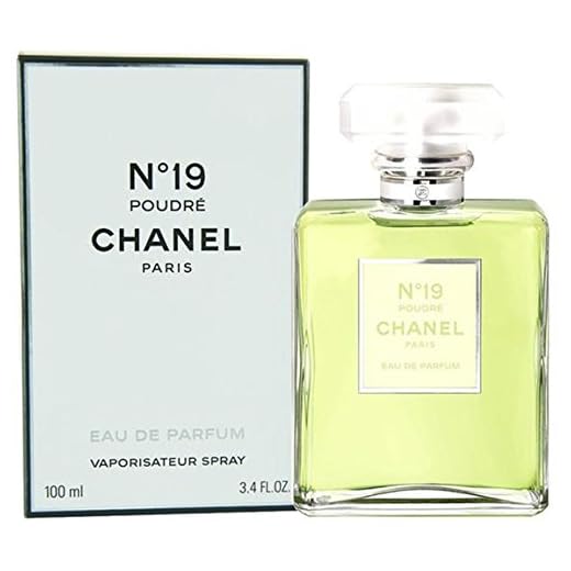 Chânel No 19 Poudre Eau De Parfum Spray for Woman, EDP 3.4 fl oz, 100 ml