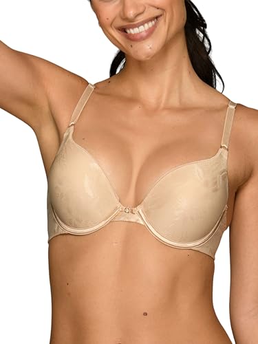Image of Vanity Fair Women's Ego Boost Push Up Bra, Adds Up to One Full Cup Size, Underwire Push Up Bras for Women