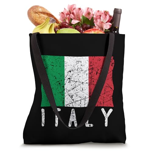 Bolso tote con bandera italiana desgastada para hombre, mujer y niños miniatura 4