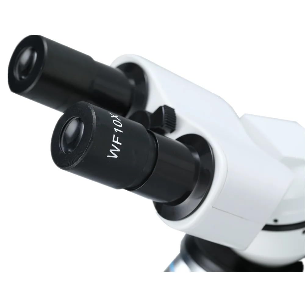 Mikroskop Elektroniczny, Lornetka Mikroskopu Biologicznego 40X-2000X Dla Uczniów Laboratoryjnych, Prezent Dzieci(12.5X Phone Holder)