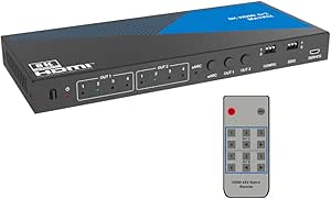 DAIAD HDMI eARCマトリックス 音声分離 4K切替器分配器セレクター Amazon | DAIAD HDMI 切替 分配器 8K 同時出力 4K120Hz VRR
