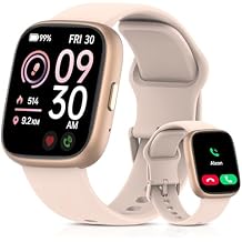 Smart Watch Men Women Alexa Built-in, 1.83" HD Fitness Tracker, Bluetooth 5.3 Call, Heart Rate SpO2 Sleep Monitor, IP68 Waterproof, 100+ Sports Modes Rose Gold