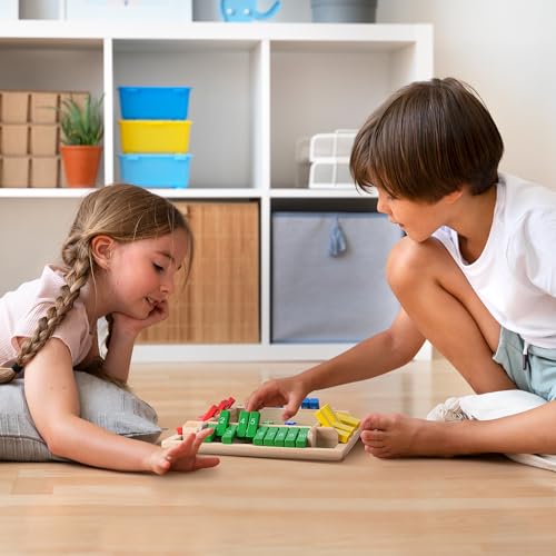 Juego de Mesa Shut The Box tamaño viaje para 4 jugadores miniatura 6