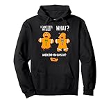 Drôle De Pain D'Épice Hommes De Noël Cookie Homme Cuisson Sweat à Capuche