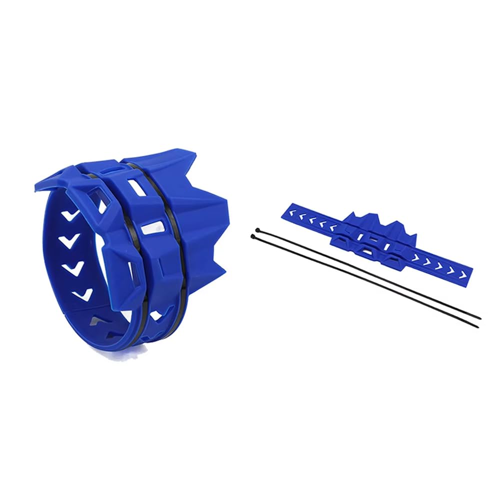 Woniyal Exhaust Guard for SH-N31/GSXR600 1997-2003, Muffler Protector Heat Resistant Silencer Shield Crash Bar Motocross Accessory Tailpipe Protection,Blue