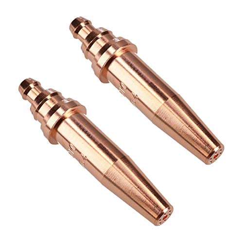 ANM Oxy Acetylene Gas Cutting Nozzle Tip Standard Length 5/64" 70-100mm 2pk
