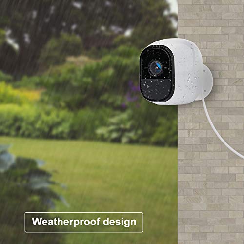 Alertcam 2Pack Power Cable For Arlo Pro And Arlo Pro 2, 16.4Ft/5M Weatherproof Usb Cable, With Quick Charge 3.0 Power Adapter Continuously Charging Your Arlo Camera #TOP2