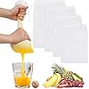 COYUN 4 sacchetti per latte di noci, riutilizzabili, lavabili, sacchetti filtranti con coulisse, per formaggio, succo di frutta, caffè, succo di verdura (4 dimensioni)