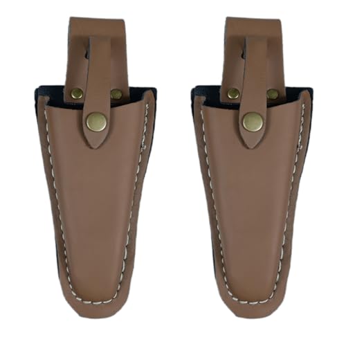 Pruner Holster,Garden Leather Hanging Pouch with S