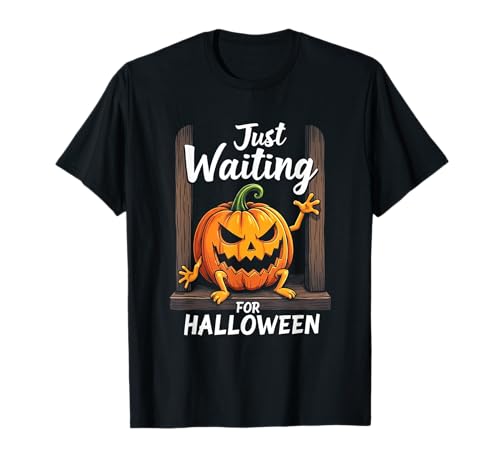 Just Waiting For Halloween Pumpkin Art T�V���c