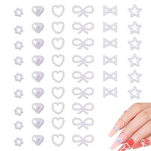 Pearl Nail Charms